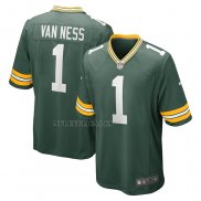 Camiseta NFL Game Green Bay Packers Lukas Van Ness 2023 NFL Draft First Round Pick Verde