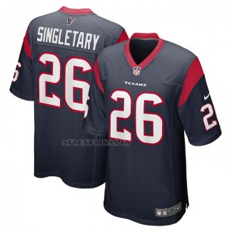 Camiseta NFL Game Houston Texans Devin Singletary Azul