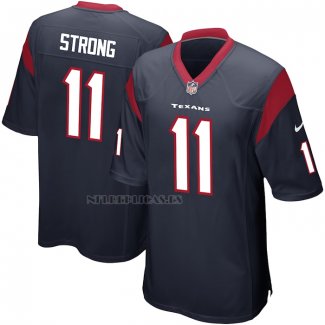 Camiseta NFL Game Houston Texans Jaelen Strong Azul