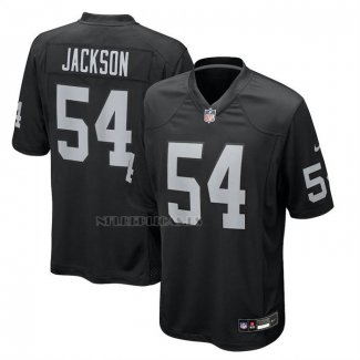 Camiseta NFL Game Las Vegas Raiders Brennan Jackson Negro