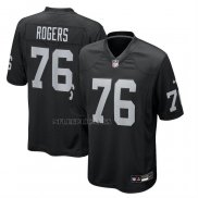 Camiseta NFL Game Las Vegas Raiders Caleb Rogers Negro