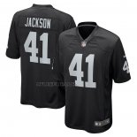 Camiseta NFL Game Las Vegas Raiders Robert Jackson Negro