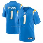 Camiseta NFL Game Los Angeles Chargers Akheem Mesidor 2026 Azul
