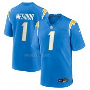 Camiseta NFL Game Los Angeles Chargers Akheem Mesidor 2026 Azul