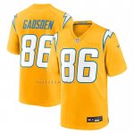 Camiseta NFL Game Los Angeles Chargers Oronde Gadsden Alterno Charger Power Oro