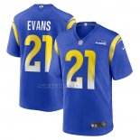 Camiseta NFL Game Los Angeles Rams Zach Evans Primera Azul