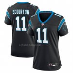 Camiseta NFL Game Mujer Carolina Panthers Nic Scourton Negro