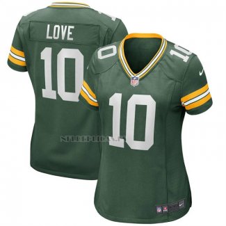 Camiseta NFL Game Mujer Green Bay Packers Jordan Love Verde