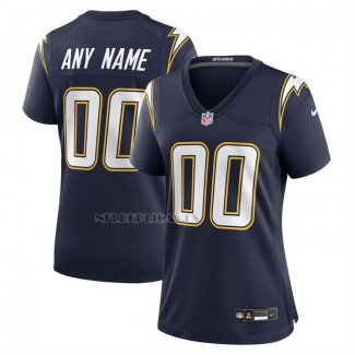 Camiseta NFL Game Mujer Los Angeles Chargers Alterno Super Chargers Personalizada Azul