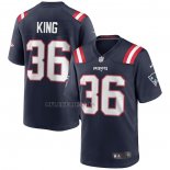 Camiseta NFL Game New England Patriots Brandon King Azul
