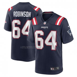 Camiseta NFL Game New England Patriots Layden Robinson Azul