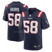 Camiseta NFL Game New England Patriots Marcus Harris Azul