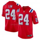 Camiseta NFL Game New England Patriots Ty Law Retired Alterno Rojo