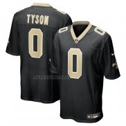 Camiseta NFL Game New Orleans Saints Jordyn Tyson 2026 Negro
