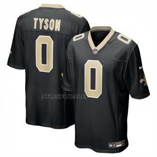 Camiseta NFL Game New Orleans Saints Jordyn Tyson 2026 Negro
