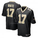 Camiseta NFL Game New Orleans Saints Kevin White Negro