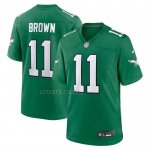 Camiseta NFL Game Nino Philadelphia Eagles AJ Brown Verde