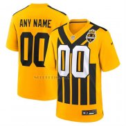 Camiseta NFL Game Nino Pittsburgh Steelers Alterno 1933 Throwback Personalizada Oro