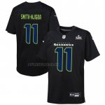 Camiseta NFL Game Nino Seattle Seahawks Jaxon Smith Njigba Carbon Fashion Negro