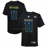 Camiseta NFL Game Nino Seattle Seahawks Jaxon Smith Njigba Carbon Fashion Negro