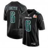 Camiseta NFL Game Philadelphia Eagles Devonta Smith Super Bowl LIX Negro