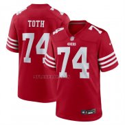 Camiseta NFL Game San Francisco 49ers Brett Toth Rojo