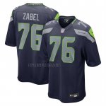 Camiseta NFL Game Seattle Seahawks Grey Zabel 2025 NFL Draft First Round Pick Azul