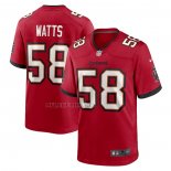 Camiseta NFL Game Tampa Bay Buccaneers Markees Watts Rojo