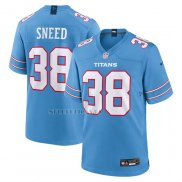 Camiseta NFL Game Tennessee Titans LJarius Sneed Azul1