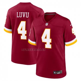 Camiseta NFL Game Washington Commanders Frankie Luvu Rojo1