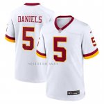 Camiseta NFL Game Washington Commanders Jayden Daniels Super Bowl Era Blanco