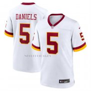 Camiseta NFL Game Washington Commanders Jayden Daniels Super Bowl Era Blanco