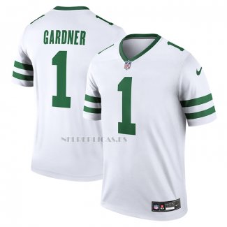 Camiseta NFL Legend New York Jets Sauce Gardner Alterno Blanco