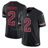 Camiseta NFL Limited Arizona Cardinals Marquise Brown Vapor F.U.S.E. Negro