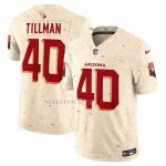 Camiseta NFL Limited Arizona Rojos Pat Tillman 2025 Rivalries Collection Retired Crema