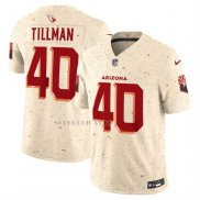 Camiseta NFL Limited Arizona Rojos Pat Tillman 2025 Rivalries Collection Retired Crema