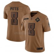 Camiseta NFL Limited Atlanta Falcons Kyle Pitts 2023 Salute To Service Marron