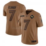 Camiseta NFL Limited Denver Broncos John Elway 2023 Salute To Service Retired Marron