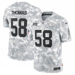 Camiseta NFL Limited Kansas City Chiefs Derrick Thomas 2024 Salute To Service Retired Gris