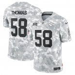 Camiseta NFL Limited Kansas City Chiefs Derrick Thomas 2024 Salute To Service Retired Gris