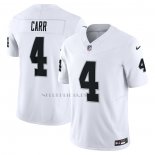 Camiseta NFL Limited Las Vegas Raiders Derek Carr Vapor F.U.S.E. Blanco