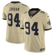 Camiseta NFL Limited New Orleans Saints Cameron Jordan Vapor F.U.S.E. Alterno Oro