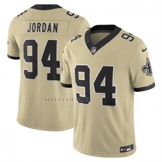 Camiseta NFL Limited New Orleans Saints Cameron Jordan Vapor F.U.S.E. Alterno Oro