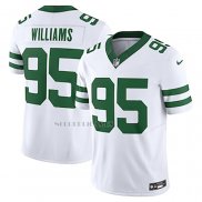 Camiseta NFL Limited New York Jets Quinnen Williams Vapor F.U.S.E. Blanco