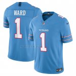 Camiseta NFL Limited Tennessee Titans Cameron Ward Vapor F.U.S.E. Azul