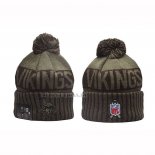 Gorro Beanie Minnesota Vikings New Era Verde Militar