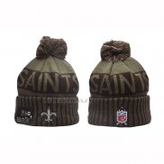 Gorro Beanie New Orleans Saints New Era Verde Militar