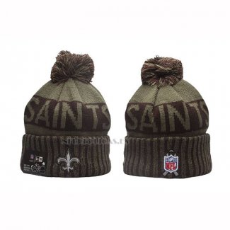 Gorro Beanie New Orleans Saints New Era Verde Militar