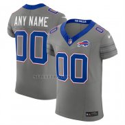 Camiseta NFL Elite Buffalo Bills Nickel City Vapor F.U.S.E. Personalizada Gris