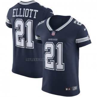 Camiseta NFL Elite Dallas Cowboys Ezekiel Elliott Vapor Azul